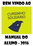 Bem vi ndo ao Manual Do Aluno