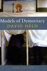 Held, David Models of democracy. Stanford: Stanford University Press.