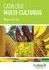 CATÁLOGO MULTI-CULTURAS 2016 PORTUGAL