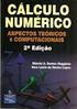 2 Exercícios 2 EXERCÍCIOS 2. Cálculo Numérico Computacional Lista 08 assunto desta lista. x k y k d k x k+1 y k+1 d k+1