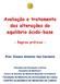 Avaliação e tratamento das alterações do equilibrio ácido-base