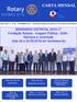 SEMINÁRIO DISTRITAL Fundação Rotaria - Imagem Pública - DQA - Serviços á Juventude Dias 24 e em Itumbiara-Go