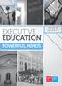 EXECUTIVE EDUCATION POWERFUL MINDS