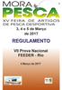 XV FEIRA DE ARTIGOS DE PESCA DESPORTIVA DE MORA VII PROVA NACIONAL FEEDER-RIO