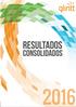 Resultados Consolidados 2016 Informação Privilegiada 1