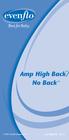 Amp High Back/ No Back Evenflo Company, Inc /11