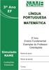 SIMULADO NAME EXEMPLAR DO PROFESSOR. Língua Portuguesa. Escreva seu nome na primeira página da prova. (mostrar o lugar indicado)