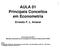 AULA 01 Principais Conceitos em Econometria