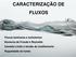 CARACTERIZAÇÃO DE FLUXOS. Fluxos laminares e turbulentos Numeros de Froude e Reynolds Camada Limite e tensão de cizalhamento Rugosidade do fundo