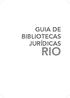 GUIA DE BIBLIOTECAS JURÍDICAS RIO