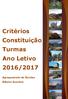 Critérios Constituição Turmas Ano Letivo 2016/2017