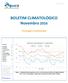 BOLETIM CLIMATOLÓGICO Novembro 2016