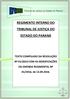 REGIMENTO INTERNO DO TRIBUNAL DE JUSTIÇA DO ESTADO DO PARANÁ