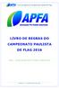 LIVRO DE REGRAS DO CAMPEONATO PAULISTA DE FLAG 2016