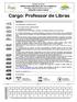 Cargo: Professor de Libras
