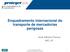 Enquadramento internacional do transporte de mercadorias perigosas. José Alberto Franco IMT, I.P.