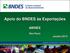 Apoio do BNDES às Exportações