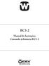 RC3-2. Manual de Instruções Comando à distância RC3-2