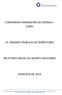 COMPANHIA PARANAENSE DE ENERGIA COPEL 5ª. EMISSÃO (PÚBLICA) DE DEBÊNTURES RELATÓRIO ANUAL DO AGENTE FIDUCIÁRIO EXERCÍCIO DE 2014