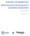 DIÁLOGO COLABORATIVO REDE PAULISTA DE ESCOLAS DE GOVERNO MUNICIPAIS RELATÓRIO