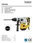 TM81008 ROTARY HAMMER BOORHAMER MARTEAU PERFORATEUR MARTILLO PERFORADOR BOHRHAMMER MARTELO ROTATIVO