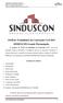 Perfil do Trabalhador da Construção Civil 2015 SINDUSCON Grande Florianópolis.