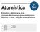 Atomística. 14 fev. Estrutura atômica (p,n,e), número de massa e massa atômica, átomos e íons, relação entre átomos