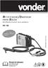 RIV 130. Manual de Instruções Leia antes de usar Manual de instruciones Lea antes de usar. Rectificador/inversor para soldadura