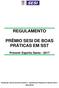 REGULAMENTO PRÊMIO SESI DE BOAS PRÁTICAS EM SST