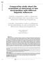 Comparative study about the acquisition of obstruents at two municipalities with different linguistic influences