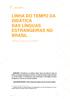 LINHA DO TEMPO DA DIDÁTICA DAS LÍNGUAS ESTRANGEIRAS NO BRASIL