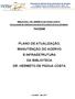 PLANO DE ATUALIZAÇÃO, MANUTENÇÃO DO ACERVO E INFRAESTRUTURA DA BIBLIOTECA DR. HERMETO DE PÁDUA COSTA