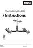 Thule DoubleTrack Pro 9054 Instructions