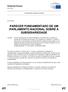 PARECER FUNDAMENTADO DE UM PARLAMENTO NACIONAL SOBRE A SUBSIDIARIEDADE