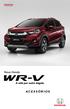 LINHA DE ACESSÓRIOS GENUÍNOS. Novo Honda WR-V KIT ACTIVE KIT STREET. Barras tranversais de teto. Aplique de para-choque (frontal)