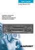 Radio / Cassette. Long Beach C31. Installation instructions Notice de montage Instrucciones de instalación Instruções de montagem
