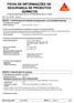 FICHA DE INFORMAÇÕES DE SEGURANÇA DE PRODUTOS QUÍMICOS Conforme regulamentação (EC) No. 1907/2006 (REACH), Anexo II - Europa