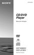 (1) CD/DVD Player. Manual de instruções DVP-NS955V DVP-LS785V Sony Corporation