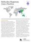 Reﬂexões Regionais: Ásia e Pacíﬁco