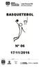 BASQUETEBOL Nº 06 17/11/2016