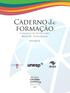 Caderno de formação Formação de Professores