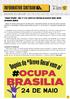 Ocupar Brasília, dias 17 e 24, contra as reformas do governo Temer, decide movimento Sindical