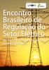 Encontro Brasileiro de Regulação do Setor Elétrico