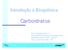 Carboidratos. Introdução à Bioquímica. Dra. Fernanda Canduri. Departamento de Física.. UNESP. Laboratório de Sistemas BioMoleculares.