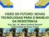 VISÃO DO FUTURO: NOVAS TECNOLOGIAS PARA O MANEJO DA RESISTÊNCIA. Eng. Agr., Dr., Mauro Antônio Rizzardi Universidade de Passo Fundo