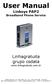 User Manual. Linksys PAP2 Broadband Phone Service. Linhagratuita grupo csdata