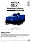 3366XP VARREDOR/LAVADOR For American-Lincoln MODELS CE, CE, CE, CE. Manual de Utilização