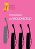 PROGRAMA de VIOLONCELO