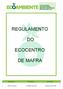 REGULAMENTO ECOCENTRO DE MAFRA