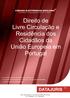 Direito de Livre Circulação e Residência dos Cidadãos da União Europeia em Portugal
